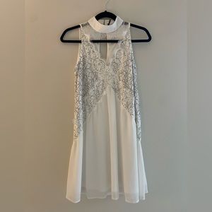 Boohoo - Women’s White Dress Size 10